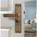 Lock de calidad de dormitorio de estilo europeo con cerradura de puerta de madera simple y moderna